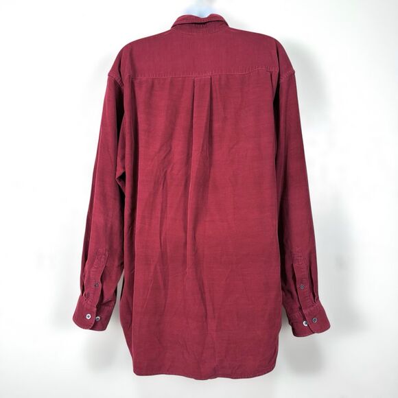 Banana Republic Fine Wale Corduroy Shirt Button Shirt Mens Heritage Casual M - Picture 4 of 9